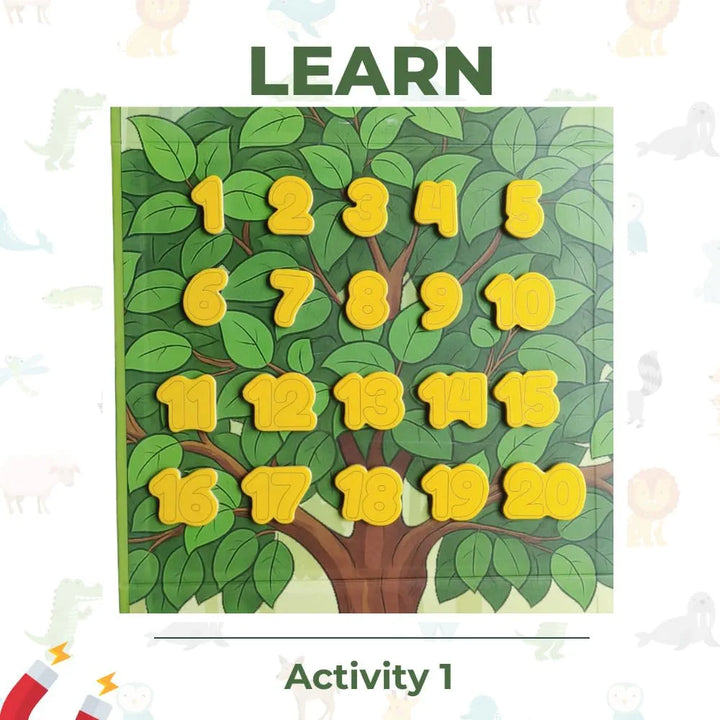 Toykraft Magnetic Numbers On The Go | Counting, Addition & Subtraction Learning Game