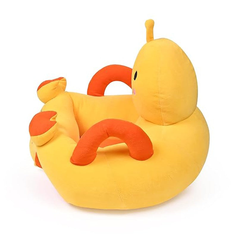 Kids Support Sofa Animal Shape Soft Stuffed Material Plush Toy Rocking Chair/Sofa - Yellow