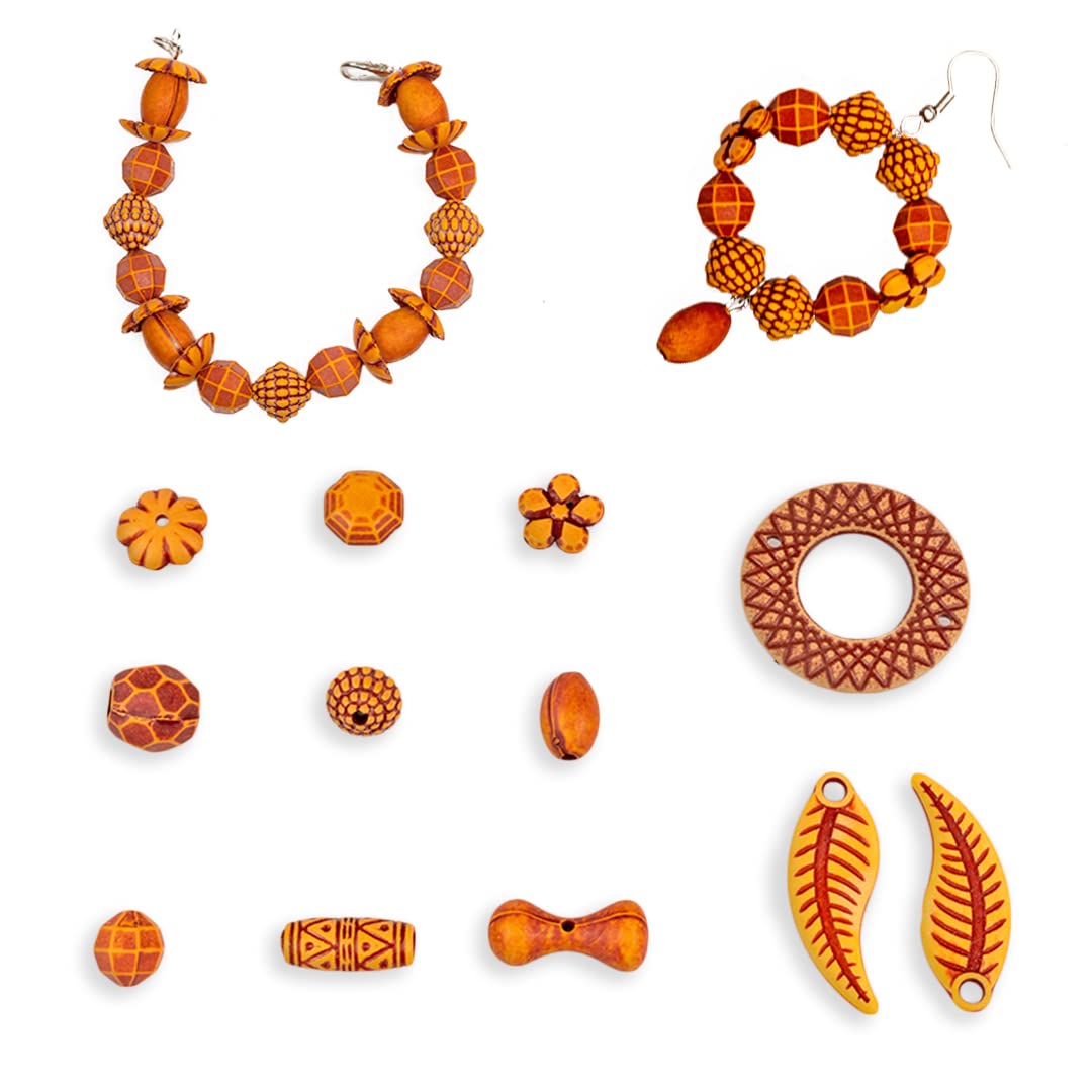 Ratna's Wooden Beads Jewellery Senior – Art & Craft DIY Kit