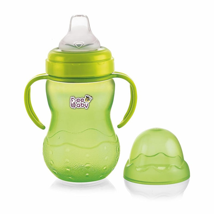 Soft Silicone Spout Sipper for Infant/Toddler | Anti Spill Sippy Cup with Detachable Handle for Kids | Grippee