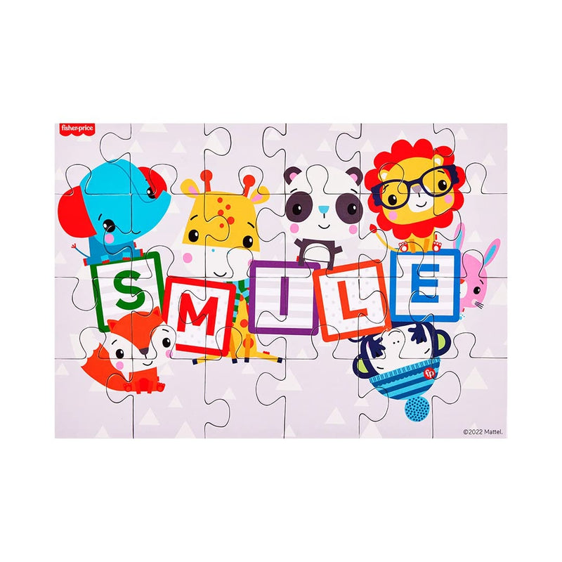 Fisher Price Amazing Animals Puzzles for Kids - 60 Pieces 3 in 1 Jigsaw Puzzle for Kids (IC)