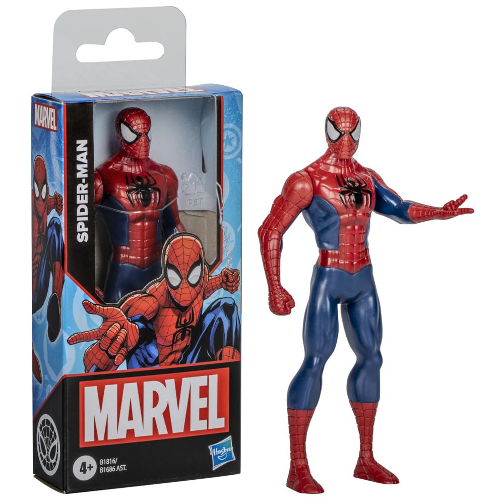 Hasbro 6 Inch Marvel Spiderman Action Figure (3 Years till Grown Ups)