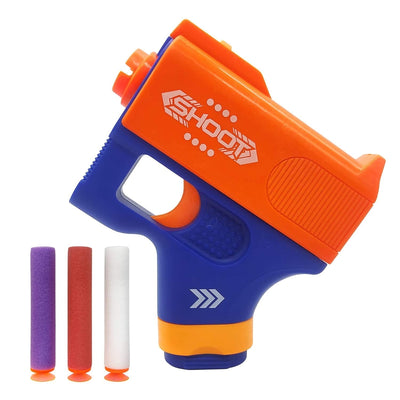 Twin Shot Soft Blaster with 6 Darts (Assorted Colours)- Toys Express