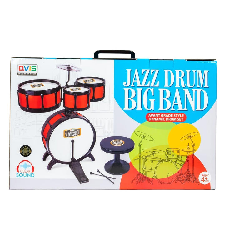 Avis by Ratna Jazz Drum Big Band Musical Set | Drum Set for Kids