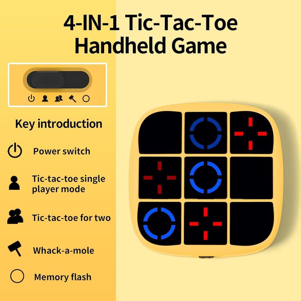 Digital Tic Tac Toe Game for Kids | Portable Electronic Board Game