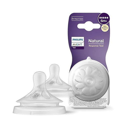 Philips Avent Natural Fast Flow Baby Feeding Nipple | 6+ Months