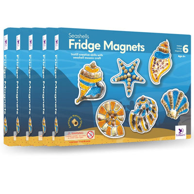 Shell Fridge Magnets Craft Kit (Pack of 5)