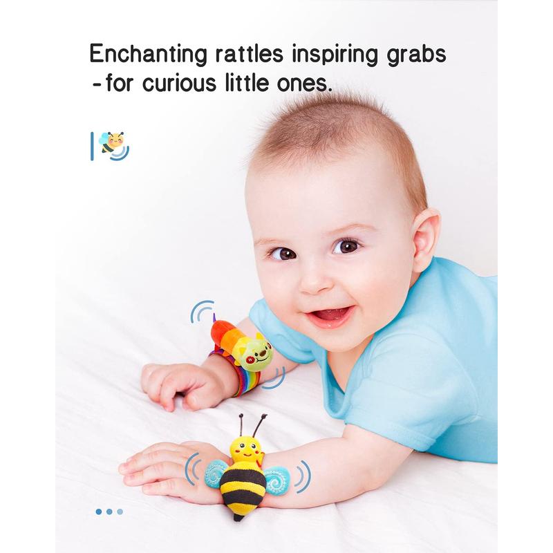 Buy Wrist Rattle Socks Foot Finder Set (3-12 Months) on Snooplay