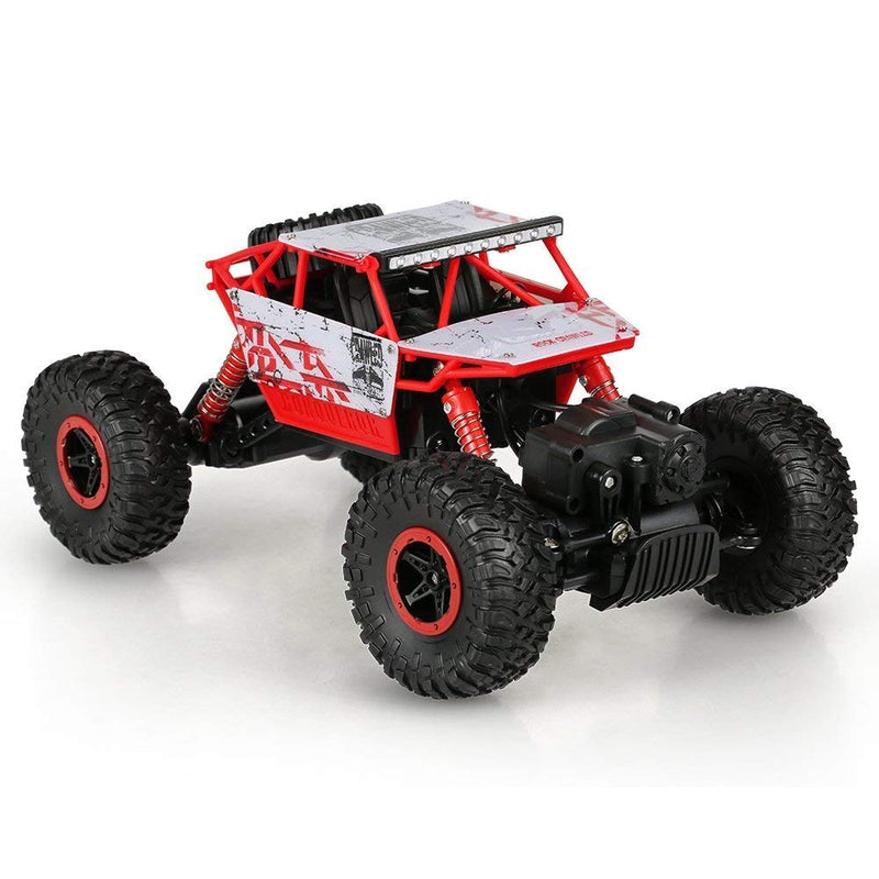 Car Monster Truck Off Road 1:18 Rechargeable 4Wd 2.4GHz Rock Crawler (Assorted Colour)