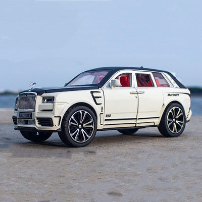 1:32 Metal Diecast Toy Car Resembling Cullinan Mansory SUV Light & Sound (Pack of 1) - Assorted Colours