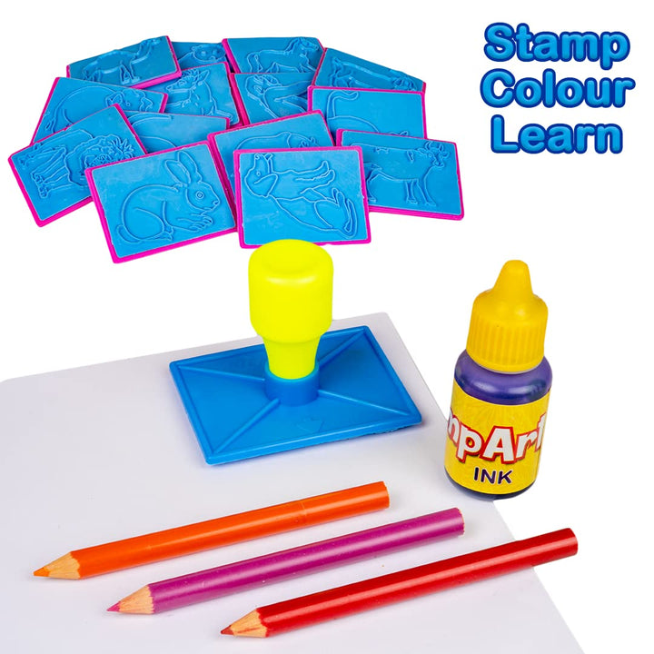 Ratna's Educational Art & Craft Stamp Art -Animal I 14 Animal Stamps