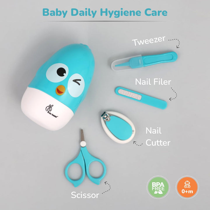 R for Rabbit Stylo Tweety New Born Grooming Kit - Lake Blue