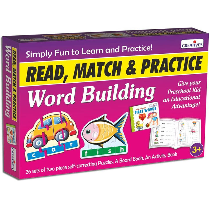 Read, Match And Practice - Word Building Puzzle