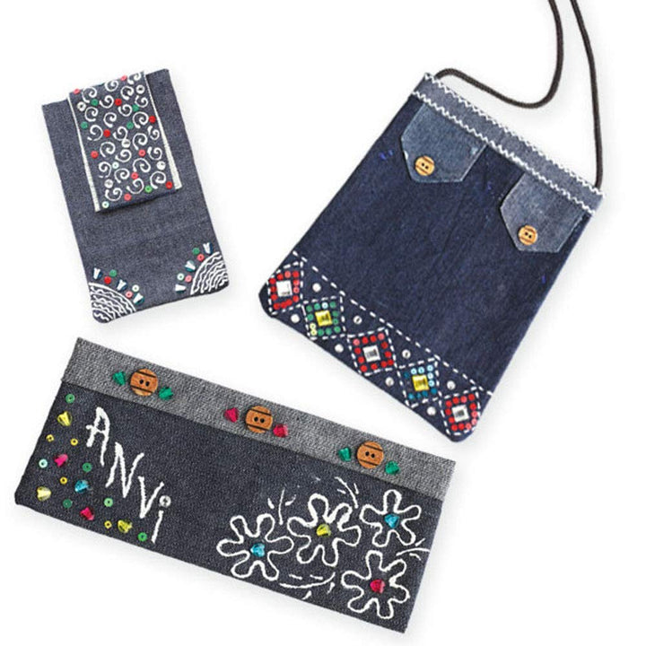 Denim Made Dainty (Bag & Purse Making art and craft set)