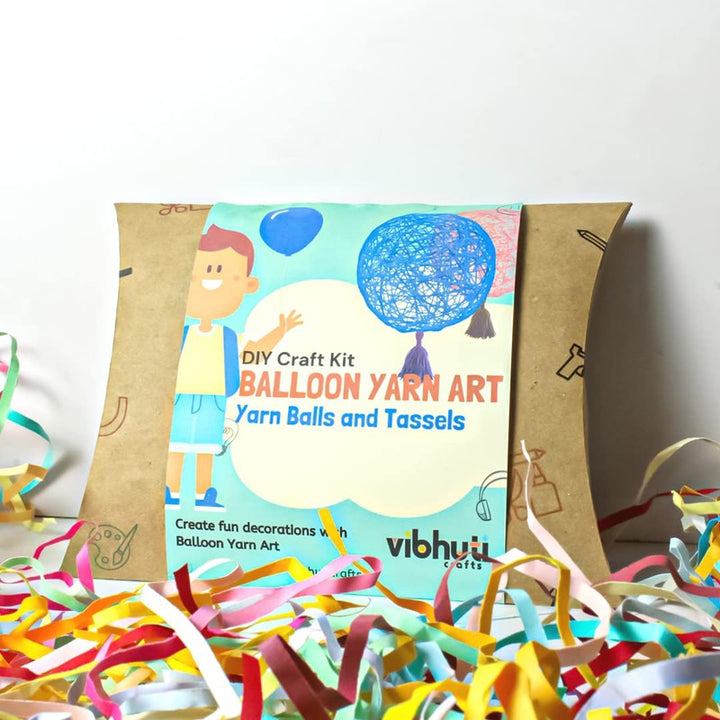 DIY Balloon Yarn Art Kit - Create Stunning Yarn Ball - Craft Kit for Kids and Adults