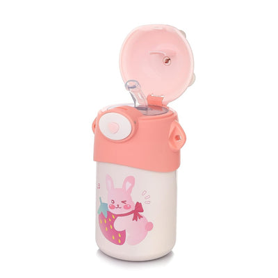 Helicopter Style Water Bottle with Handle (500ml) | Pink