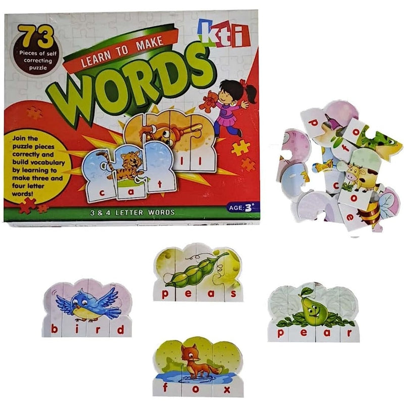 Wordplay Creative Word Making Educational Board Game (73 Puzzles Pieces)