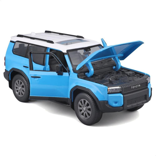 Maisto Original 2024 Toyota Land Cruiser Licensed Diecast Car with Openable Doors | 1:24 Scale Model (14 Years Till Grown Ups)