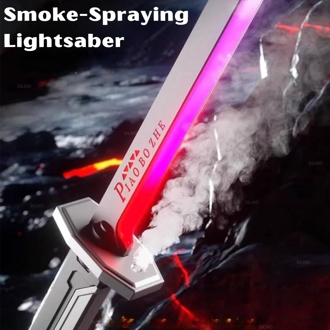 Lightsaber Dazzling Sparking Sword | Lighting Action Toy with Glow & Mist & Sound