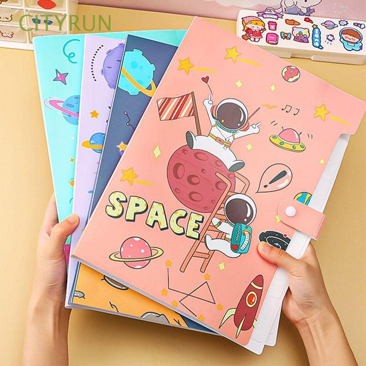 Space Theme Expanding File Folder - Assorted Colors