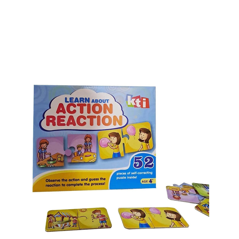 Action and Reaction Puzzle Board Game (52 Pieces)