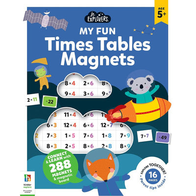 Junior Explorers My Fun Time Table Magnets Acitvity Book
