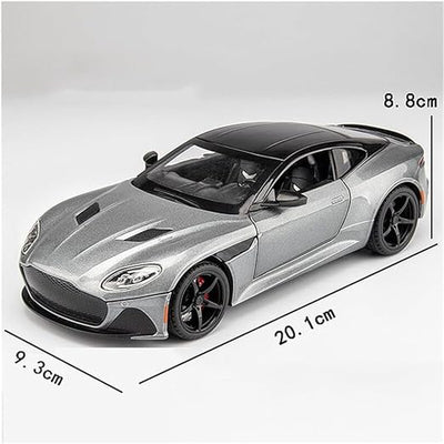 Resembling 1:24 for Aston Martin Gt Alloy Diecasts & Toy Vehicles Metal Toy Car Model Sound and Light Pull Back Collection (Assorted Colour)