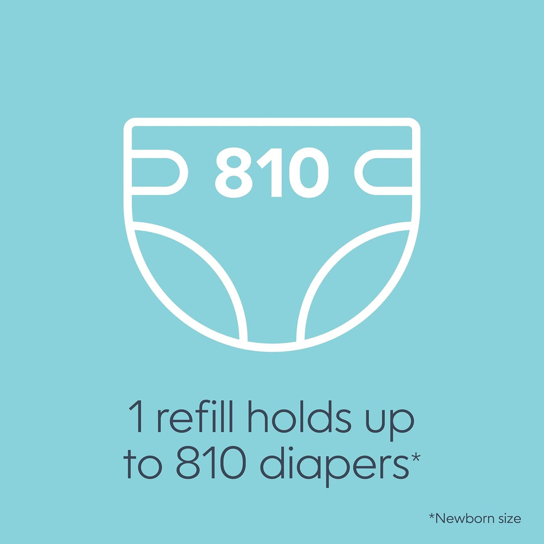Diaper Genie The Jumbo Square Refill with Continuous Film - Hold up to 810 Newborn-Sized per Refill