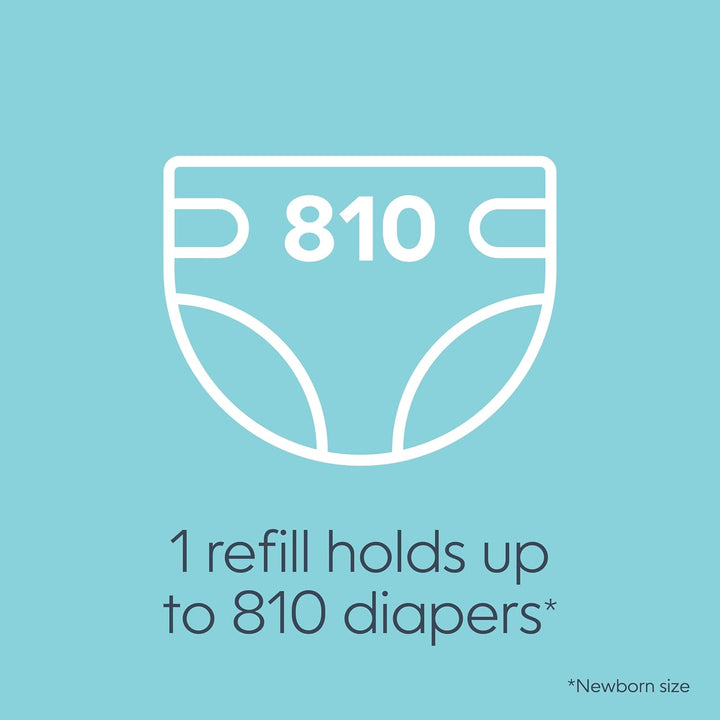 Diaper Genie The Jumbo Square Refill with Continuous Film - Hold up to 810 Newborn-Sized per Refill