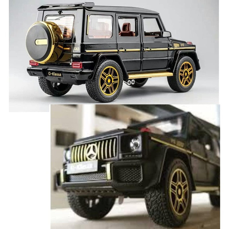 Set of 2 Diecast Cars (MERC G-63, Jeep AMG Off-Road Vehicle Klesa) | (1:32 Scale Models)