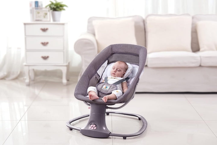 Mastela 3-in-1 Deluxe Multi-Functional Bassinet/Swing | 5 Ideal Angles Movements, 15 Melodies with Volume Control