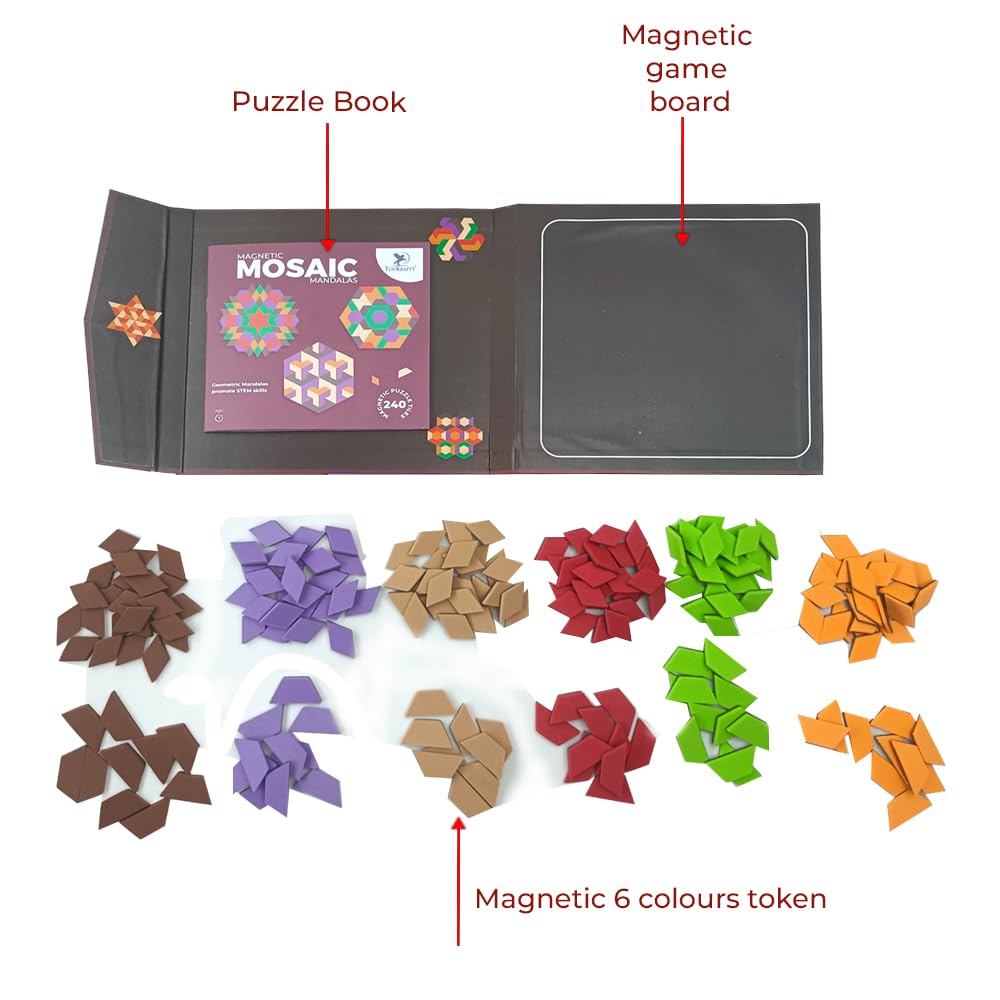 The Magnetic Mosaic Mandalas (Activity book)