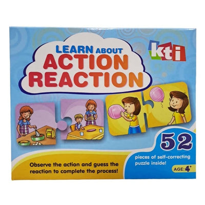 Action and Reaction Puzzle Board Game (52 Pieces)