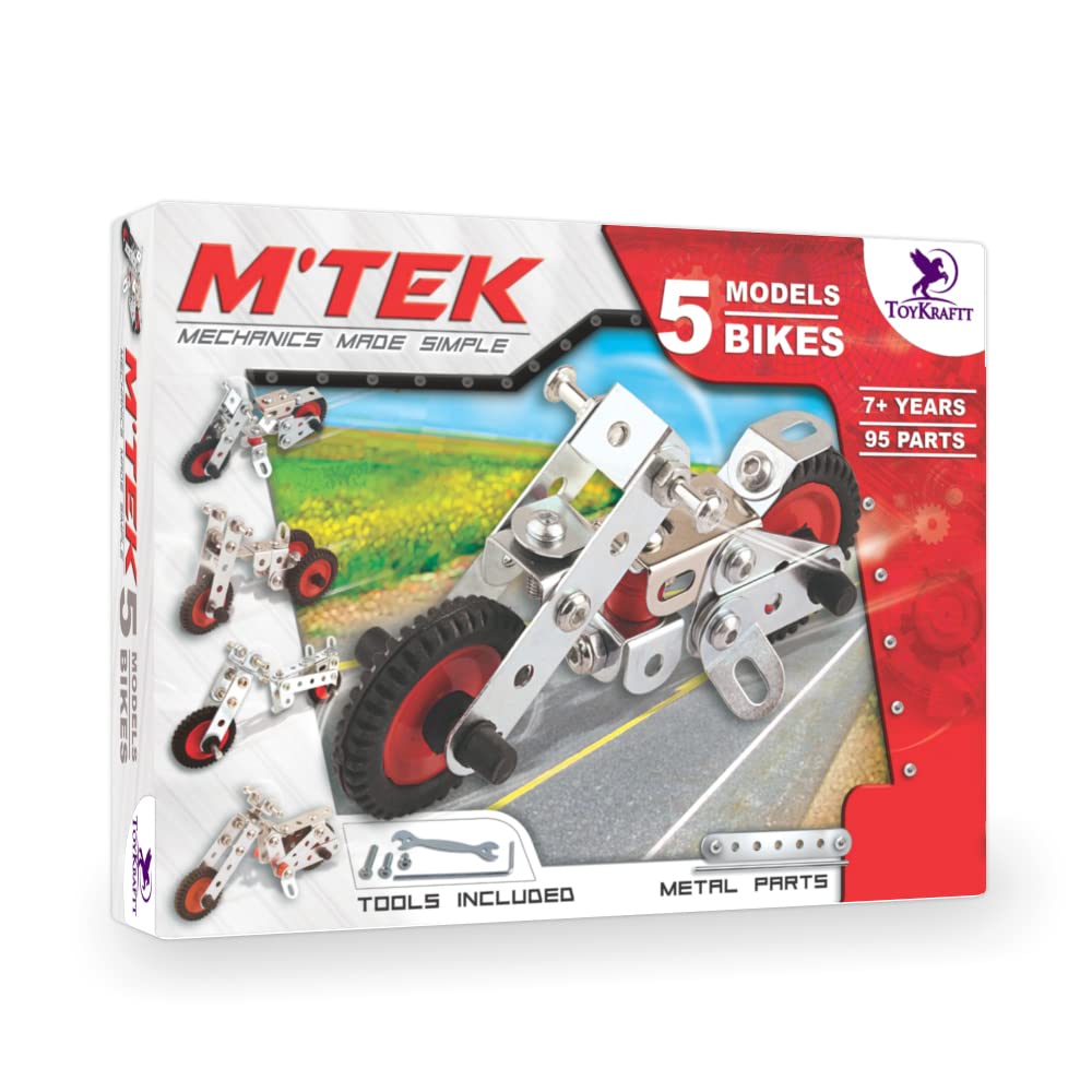 STEM Bike Construction Model Mechanic Set (95 Parts)