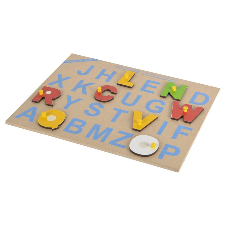 Alphabet Picture Tray with Knobs