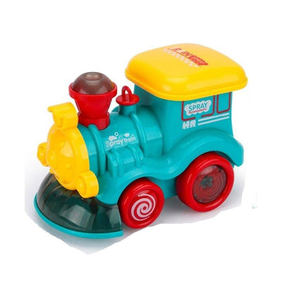 Fun Water Adventure Spray Train Toy for Kids | Electric Cartoon Train Spray Flashing Colorful Light & Music