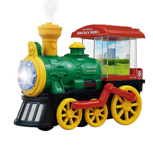 Groove Buddy Engine Spray Train Toy | LED Lights, Music & Mist Spray | Train for Kids