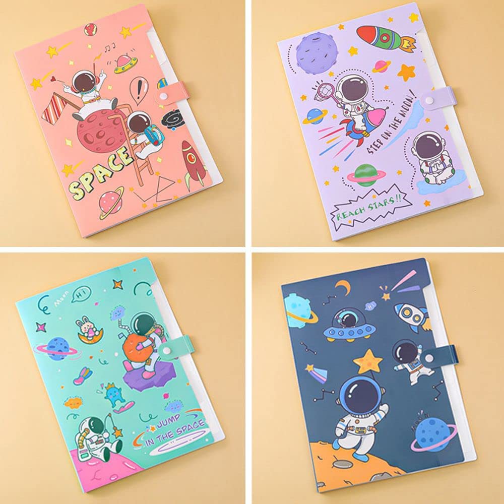 Space Theme Expanding File Folder - Assorted Colors