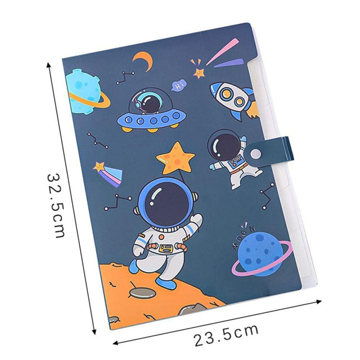 Space Theme Expanding File Folder - Assorted Colors