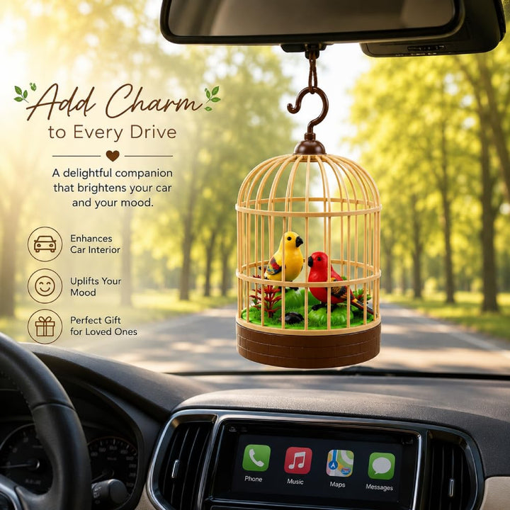 Kaby Beautiful Bird Cage Toy | Musical Bird with Voice Recording, Chirping Sounds & Music Bird Toy for Kids