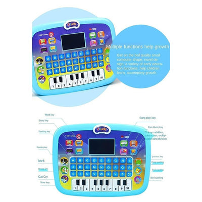 Piano Theme Educational Tablet with LED Screen and Music