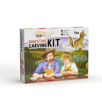 Fox Soapstone Carving Kit
