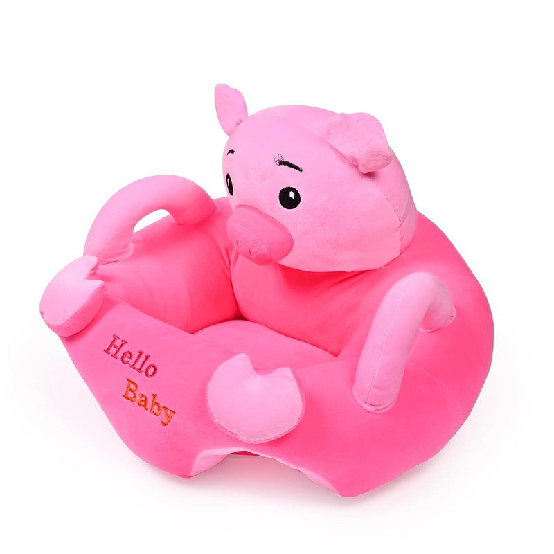 Kids Support Sofa Animal Shape Soft Stuffed Material Plush Toy Rocking Chair/Sofa - Green