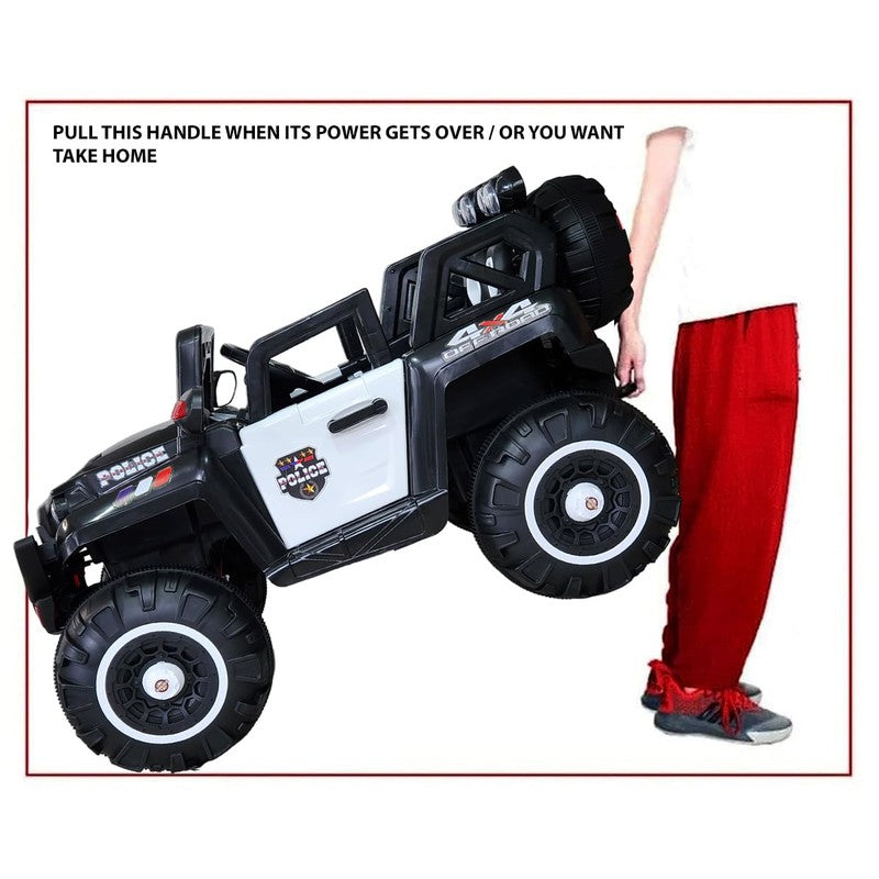 4x4 Battery Operated Electric Ride On Jeep | Motor for Steering | Remote Control | Black | COD Not Available