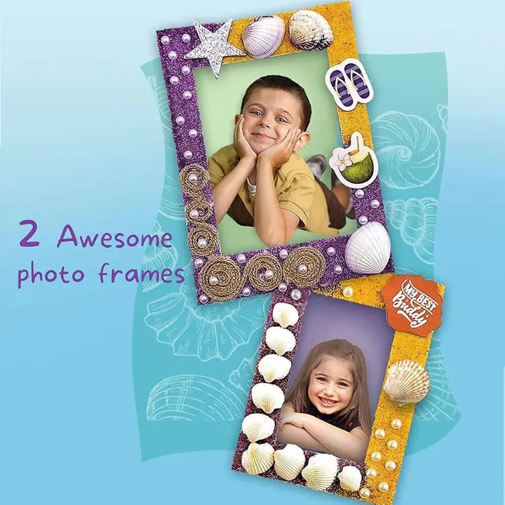 Toykraft Magnetic Marine Marvels - Sand Art & Fridge Magnet Kit, Creative DIY Gift for Kids