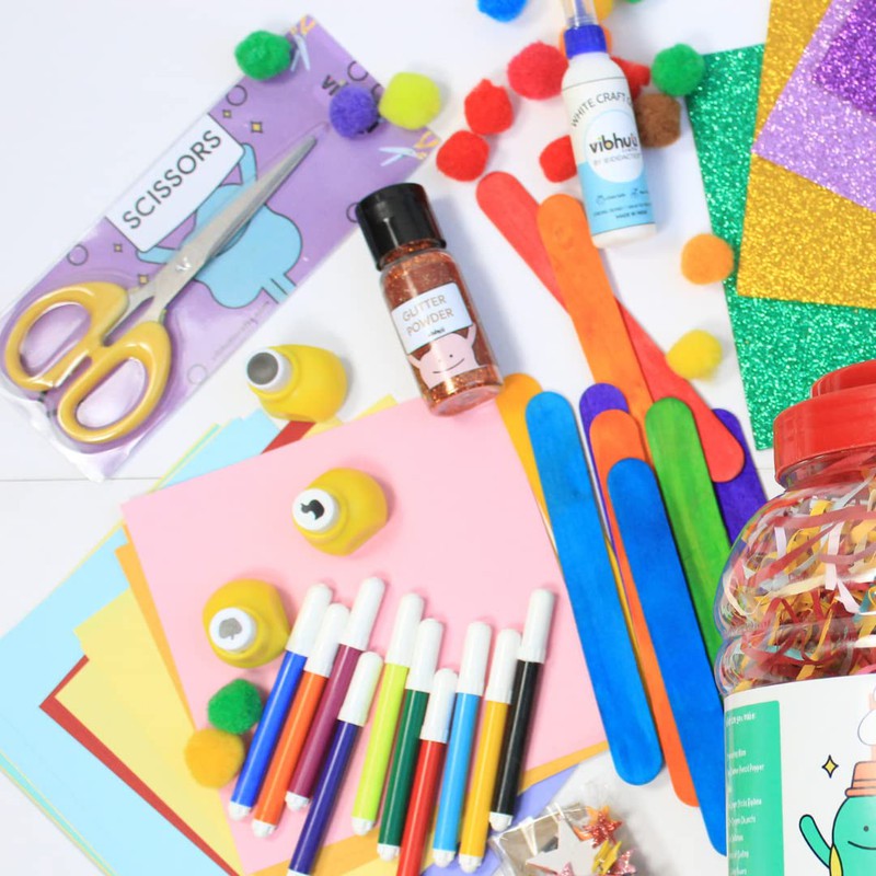 Ultimate Craft Kit: 25-in-1 Bundle with 460+ Items - Perfect for Creative Kids