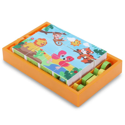 ABC Magic Cube 3D Jigsaw Animal Puzzle (12 Pcs)