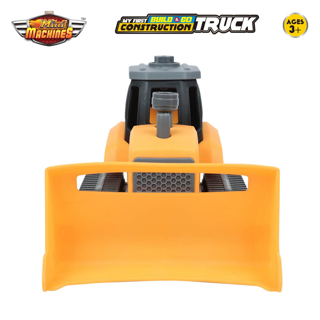 Scoodle Mini Machines My First Build & Go - Construction Truck Toy | Pull Back Vehicle for Kids