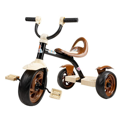 Kids Alpha 33 Tricycle with Light & Sound Feature | Chocolate Brown | COD Not Available