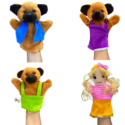 Goldilocks And Three Bears Storytelling Hand Puppets For Kids